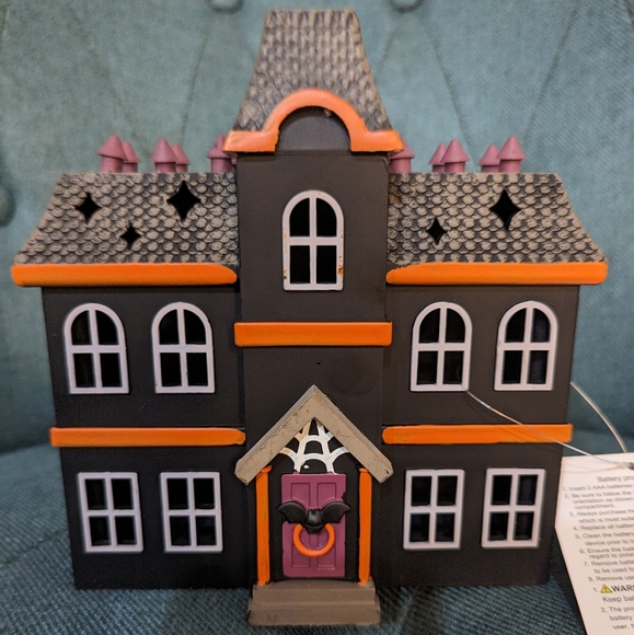 Target Other - Target Halloween Village Haunted House with lights.